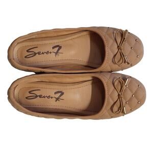 Seven7 Women's Anya Ballerina Studded Slip-on Flats Size 9